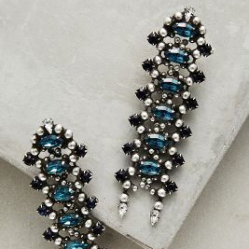 Dannijo Claude Crystal Studded Earrings